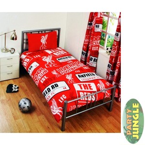 Liverpool Patch Single Duvet Set Lfc Bedding Set Duvet Official