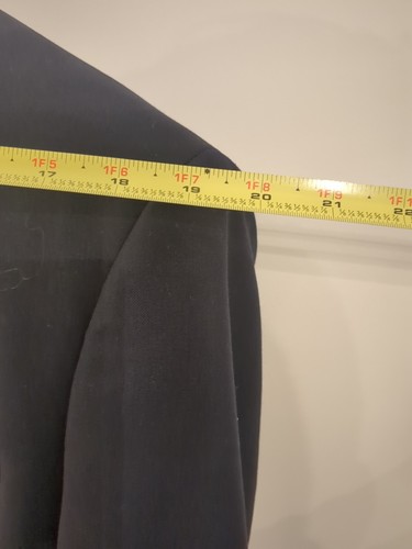 RALPH LAUREN Mens Blazer Sport Coat Jacket 46R Wool Two Button Blue Navy Blazer - Picture 8 of 13