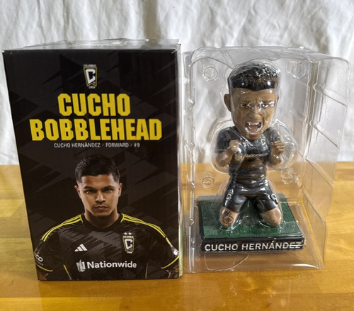 Columbus Crew Cucho Hernandez MLS Soccer 2024 Match Day Bobblehead W/Box VGC - Bild 12 von 18
