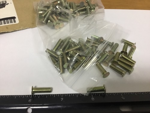 Qty (100) Southco 10-32 X 5/8" Captive Threaded Studs 77-10-210-13, Cad Plated - Picture 1 of 3