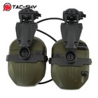 TS ARC Rail Kask Wspornik Ochrona słuchu Redukcja hałasu Taktyczny zestaw słuchawkowy