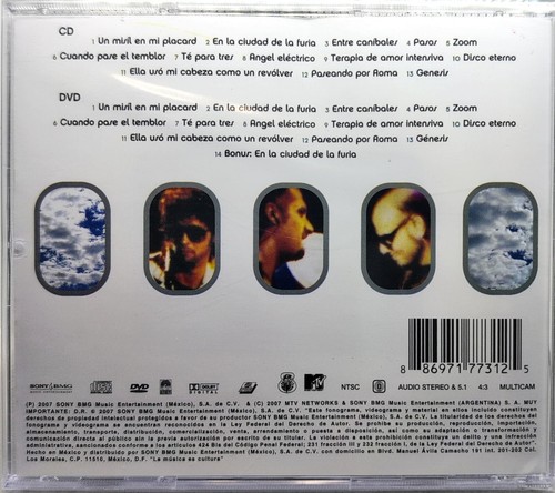 Soda Stereo – MTV Unplugged Comfort Y Musica Para Volar (2007, CD + DVD) - Picture 2 of 2