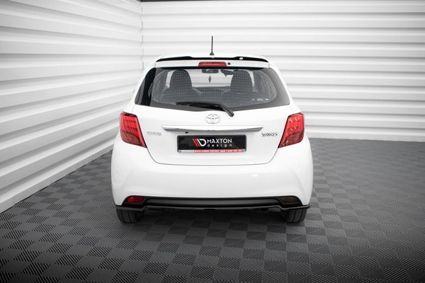 Cup Spoiler FüR Toyota Yaris Mk3 Facelift Schwarz Hochglanz Heckspoiler Dach-image