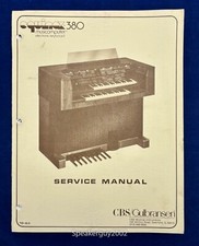 Original Gulbransen Organ 380 Service Manual