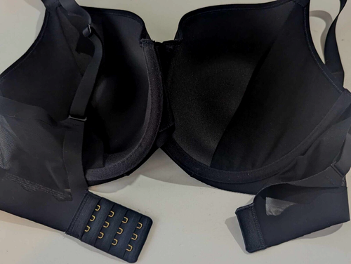 NWT CHANTELLE PURE LIGHT SPACER BLACK UNDERWIRE BRA 32DDD OR 32F STYLE 10M7 - Picture 2 of 2