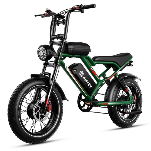 AMYET S8 Electric Bike Adult 2000W Dual Motor AWD 48V 25Ah e bike 32MPH Bicycle - Picture 15 of 29