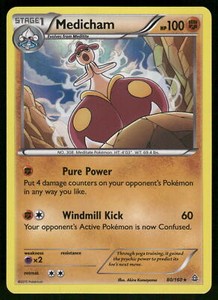 Medicham Holo 80/160 XY - Primal Clash Pokemon