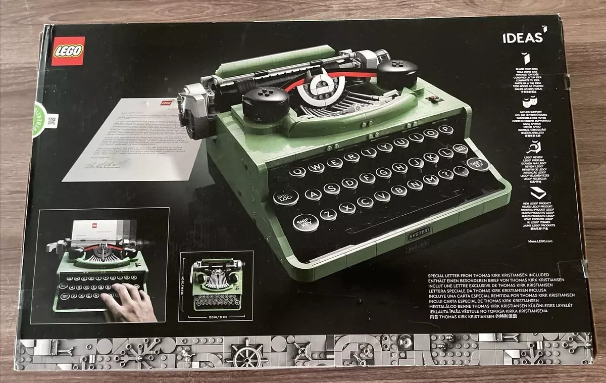 SET LEGO® IDEAS 21327 THE TYPEWRITER: - OrangeTeam LUG