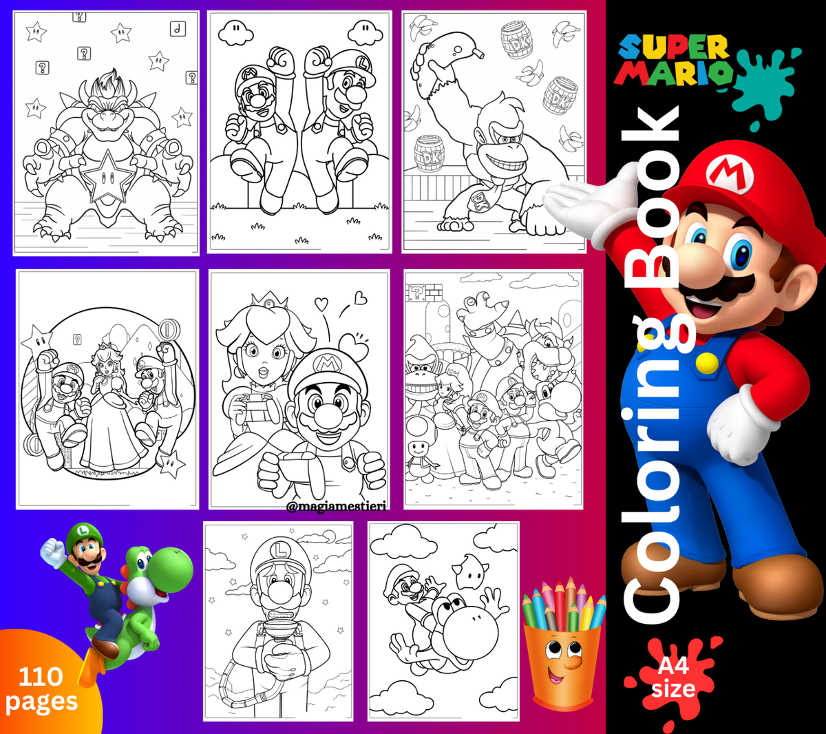 Printable Sheets Of Mario