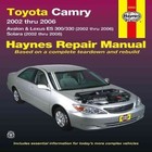 Toyota, Camry, Avalon & Lexus ES300/330 & Solara: 2002-2008 by Editors of Haynes Manuals (Paperback, 2013)