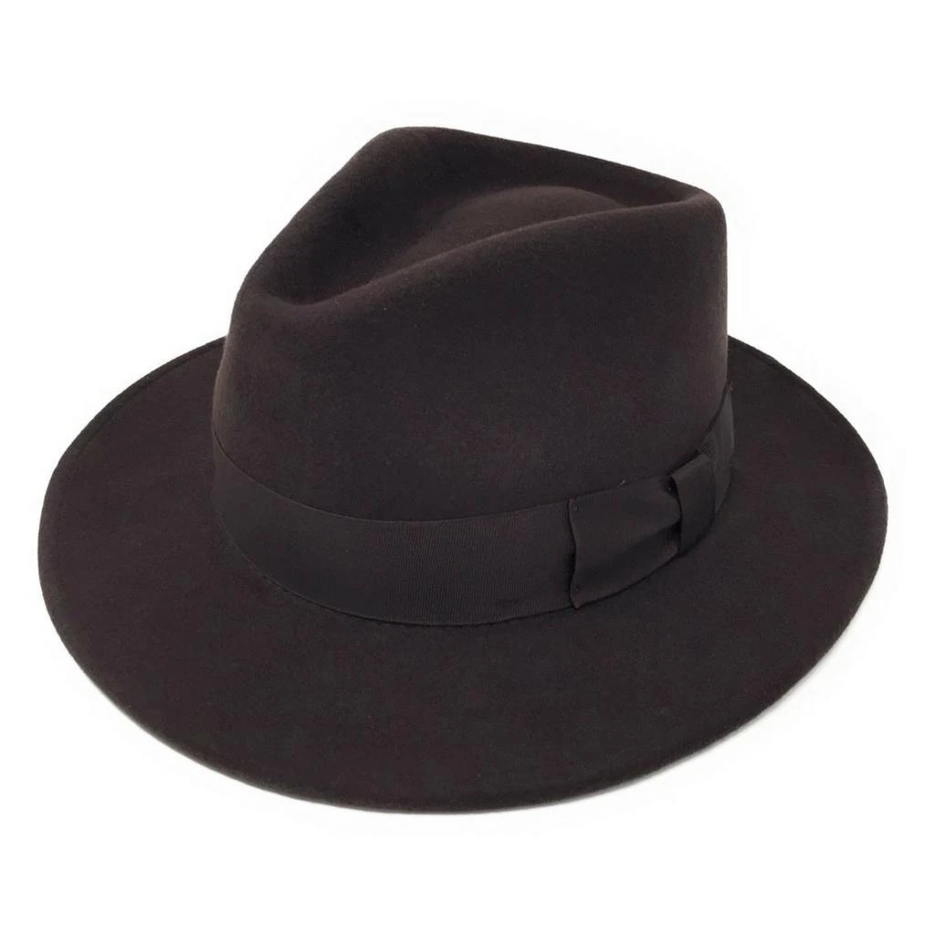 Cotswold Country Hats 100% Wool Felt Crushable Indy Fedora Hat - Mens Hat