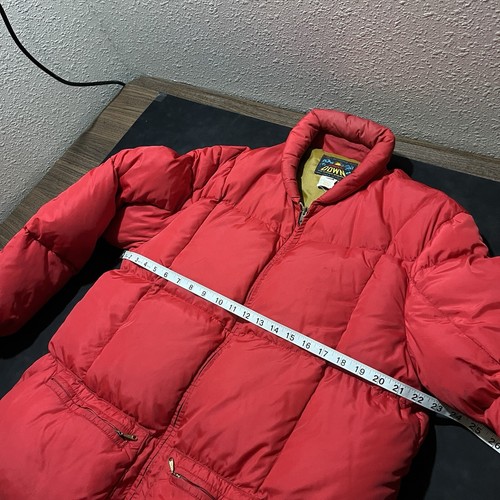 Bauer Down Jacket Vintage Bauer Kara Koram 70’s Parka Blizzard Proof Sunset Red - Picture 9 of 16