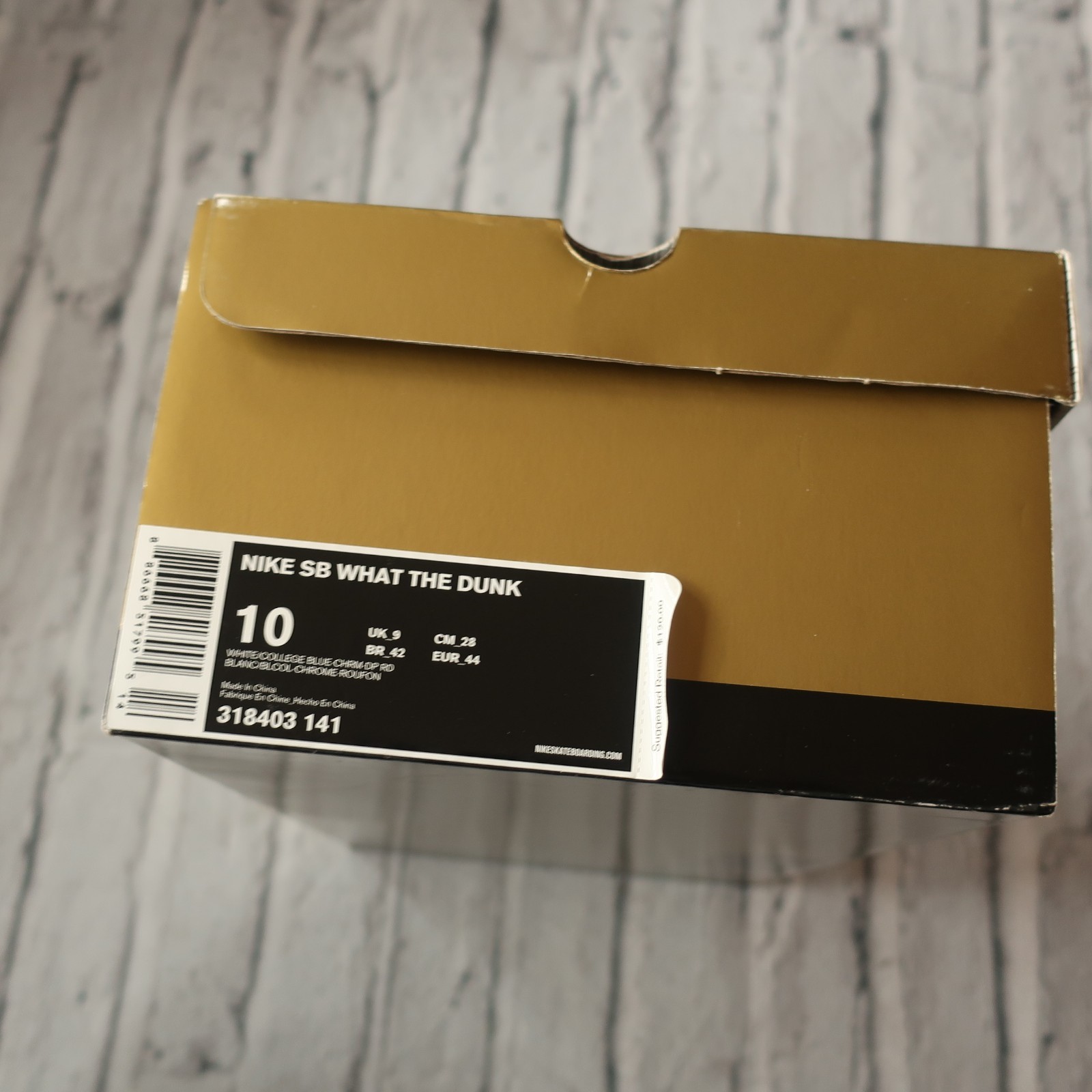 New 2007 Nike SB What The Dunk Dunk Dunk shoes 318403-141 Size 10 Rare c25e29 New 2007 Nike SB What The Dunk Dunk Dunk shoes 318403-141 Size 10 Rare c25e29