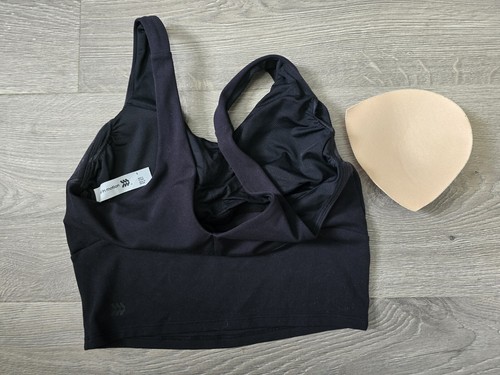 All In Motion Women's Size Small Black Sports Bra Removable Bra Pads Pre-Owned - Imagen 6 de 6