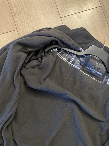 weatherproff since 1984 unisex black bomber jacket M Medium $125 - Picture 5 of 7
