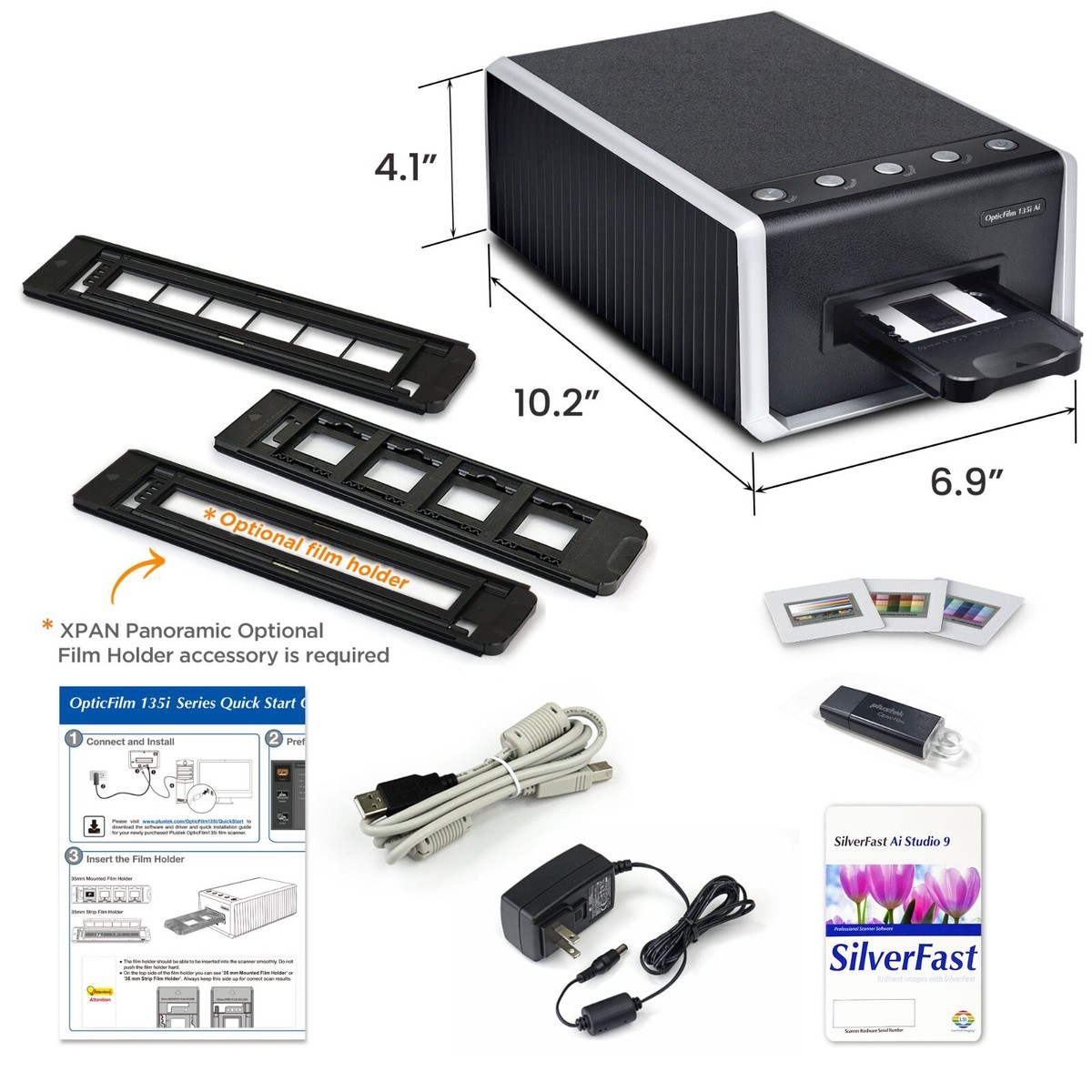 Plustek OpticFilm 135i Ai Film & Slide Scanner, 2025 ver. 5