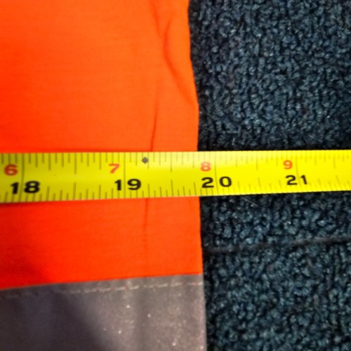 SRUS New York Hi-Viz Workwear Orange High-Visibility Class 3 R Shirt Small U9a - Picture 6 of 7