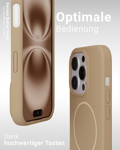 Hülle iPhone 16 15 14 13 12 Pro Max Plus MagSafe Silikon Case Magnet Schwar Blau - Bild 14 von 57