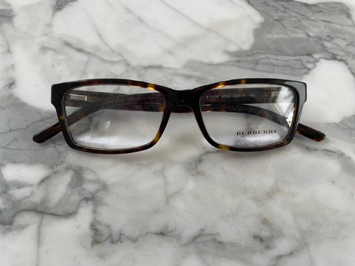 BURBERRY 2108 BRILLE SCHILDPATT SCHWARZ BRAUN 3002 52 16 140 MADE IN ITALY NEU - Bild 1 von 4