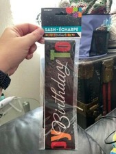 Happy Birthday To Me Multicolor Sash Party Supply New  