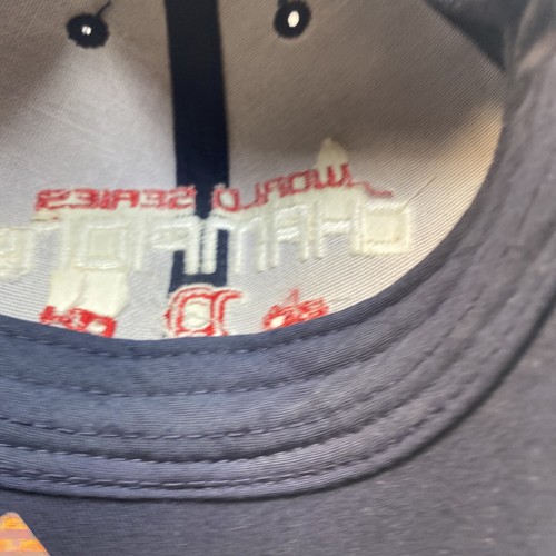 2004 Boston Red Sox World Series Campions Baseball Hat Cap Blue - Picture 11 of 13