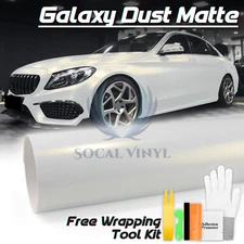 Galaxy Dust Matte Whit Gold Metallic Auto Sticker Decal Vinyl Wrap Sheet Film