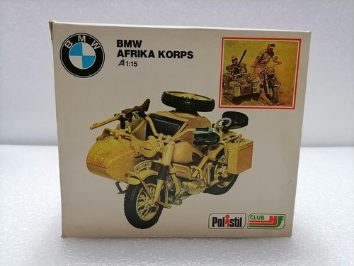 BMW R75 Army with Sidecar - Vintage 1:16 Scale , Polistil ,Made in Italy 1976 - Picture 6 of 10