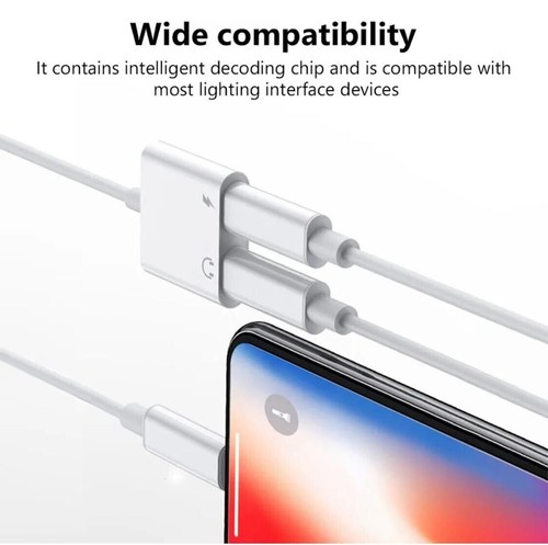 iPhone Jack to 3.5mm Splitter 2in1 USB Type C Adapter to AUX Headphone & Charger - Picture 5 of 32