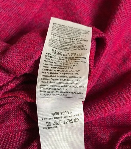 Old Navy Girls Sweater-Dark Pink-Sizel XL-14-Boxy-Keyhole-Stretch-Washable-Sheer - Picture 6 of 7