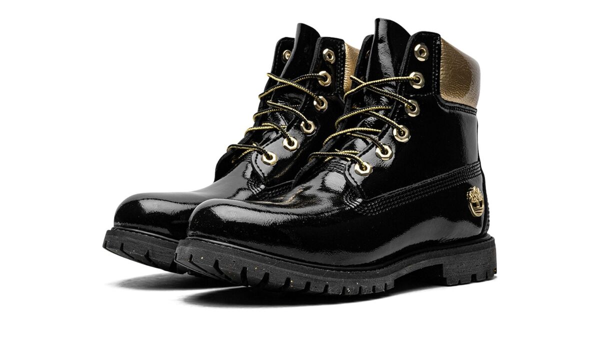 Womens Timberland 6 Inch Premium Black Patent Leather DS 7.5 Womens Timberland 6 Inch Premium Black Patent Leather DS 7.5