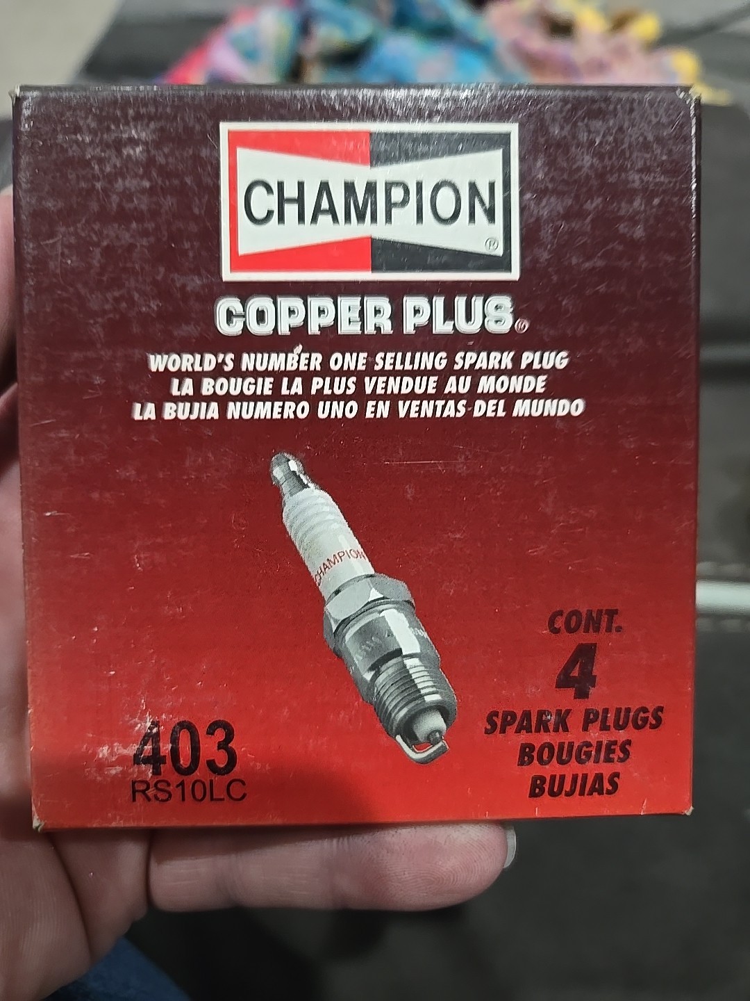 Champion Spark Plugs 403 Set Of 4 NOS