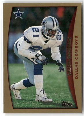 1998 TOPPS DEION SANDERS DALLAS COWBOYS #320