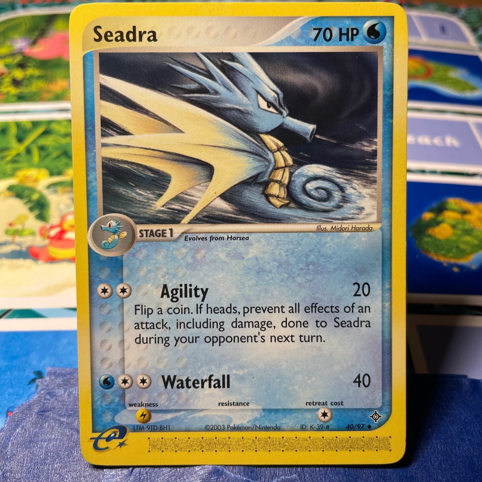 Seadra 40/97 Uncommon Dragon Pokemon VLP