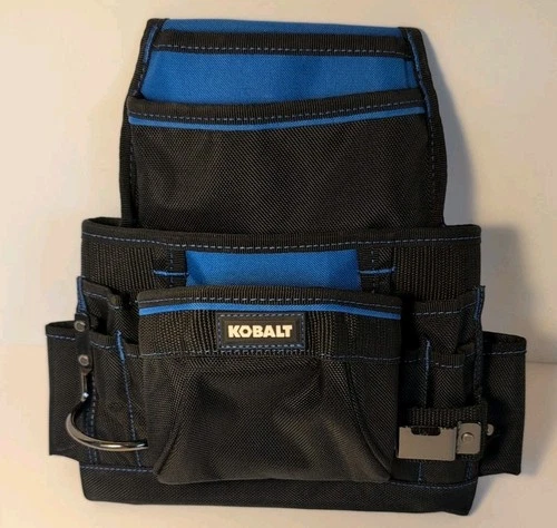 Kobalt Framer’s Nail & Tool Bag LOWA00549Tgc8 New 4 Pouch