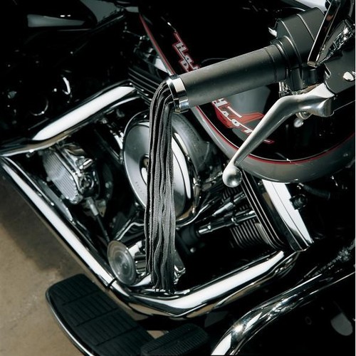 Drag Specialties DS-243064 Grip End Caps with 12in. Fringe