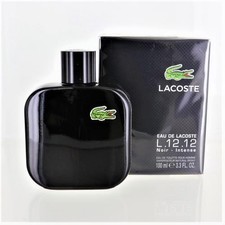 Lacoste Eau De Lacoste L.12.12 Noir 3.3 Oz Eau De Toilette Spray by Lacoste NEW