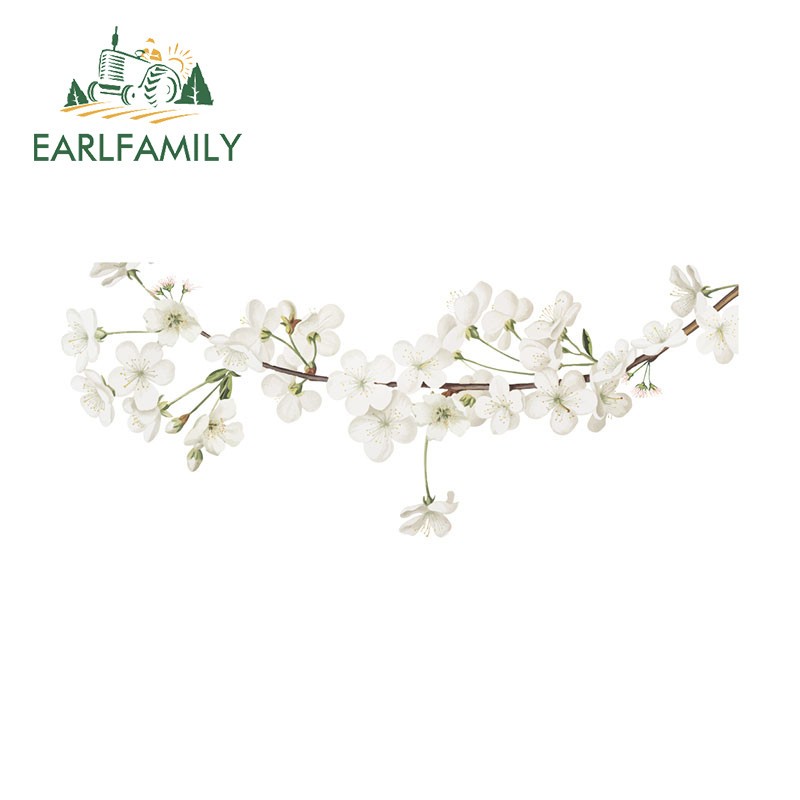 EARLFAMILY 5.1 In Anime Car Stickers Vinyl Waterproof Decals Occlusion Scratch Trunk Windshield Decor Car Styling