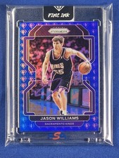 Jason Williams 2021-22 Panini Prizm Blue 75th Anniversary #178 AUTO