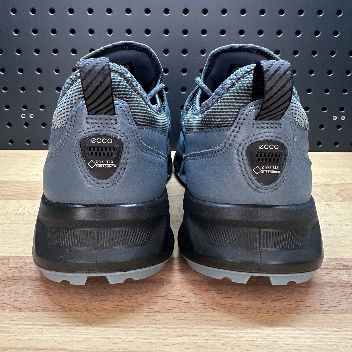 ECCO Biom C4 Gore-Tex Golf Shoe Pavement Blue Grey Men's Size 13