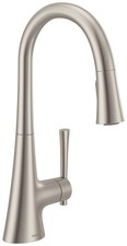 Moen 9126 Kurv 1.5 GPM 1 Hole Pull Down Kitchen Faucet - Spot Resist Stainless