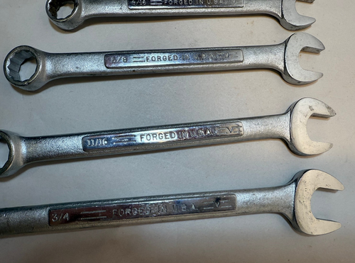 Craftsman USA SAE V Series Wrenches (3/8, 7/16, 1/2, 9/16, 5/8, 11/16, 3/4) - Picture 4 of 7