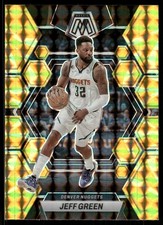2022-23 Panini Mosaic #177 Jeff Green Reactive Yellow