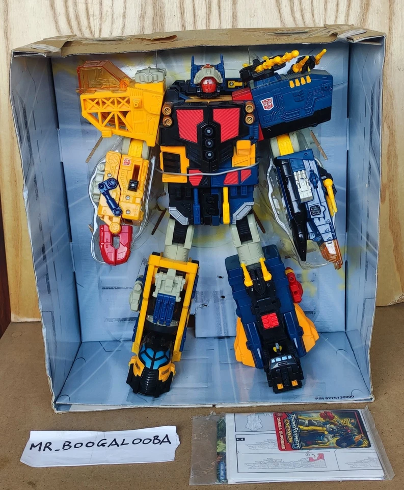 Transformers 2004 Energon Powerlinx Omega Supreme + Energon Optimus Prime MIB - Imagen 4 de 4