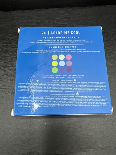 Morphe 9C Color Me Cool Eyeshadow Palette • 0.35 Oz NIB - Picture 6 of 7