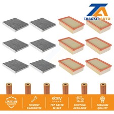 Air Cabin Engine Cartridge Oil Filters (18 Total) Kit For Volkswagen Tiguan Audi