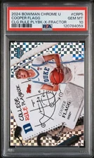 2024 Bowman Chrome University Cooper Flagg Playbook #CRP5 Xfractor Psa 10