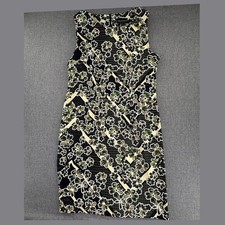 Connected Apparel Floral Dress Sleeveless Size 14 Business Office Work Formal