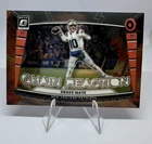 2025 Panini Donruss Optic Chain Reaction Drake Maye #9 Patriots GOAT