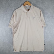 Izod Logo Polo T-Shirt Men  s Large Beige