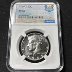 1969 S PROOF SILVER KENNEDY HALF DOLLAR ~ NGC PF 67 - Free Shipping